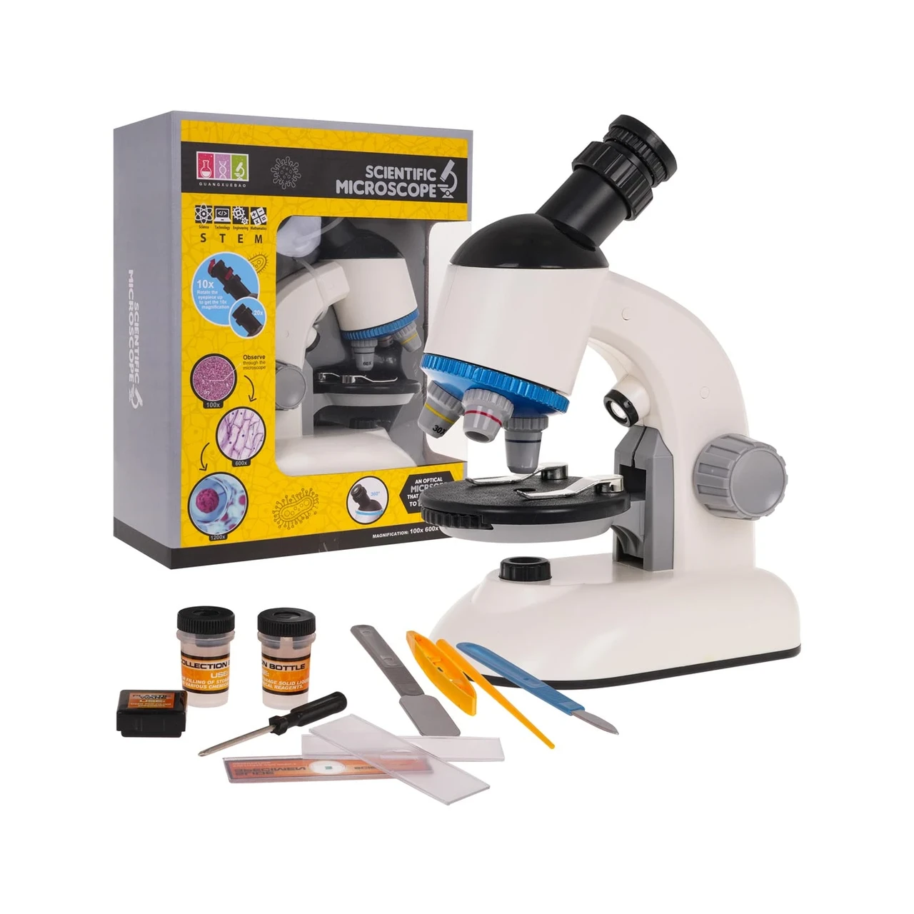 Мікроскоп для юного дослідника + аксесуари, фото 1