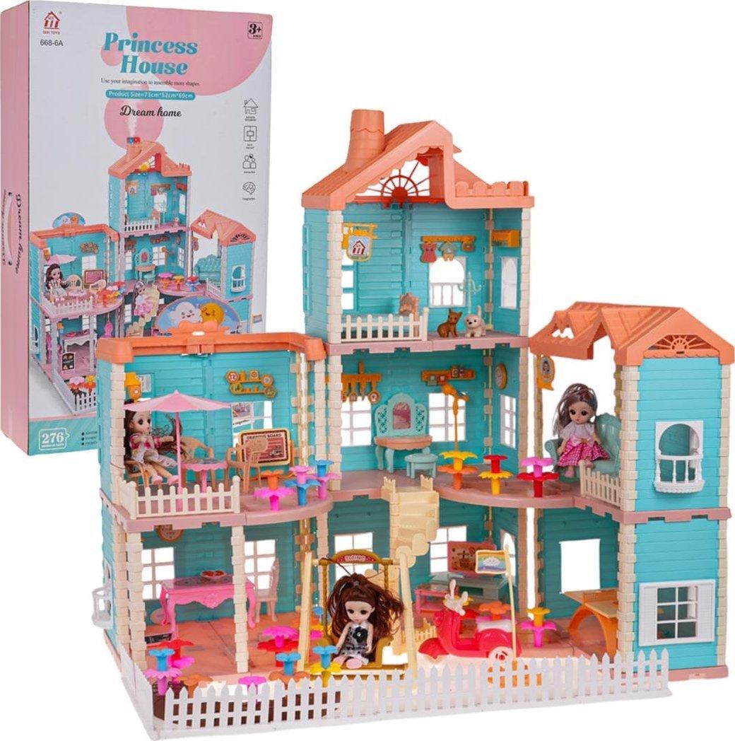 Ляльковий будиночок RAMIZ з функцією світла та води + аксесуари, фото 1