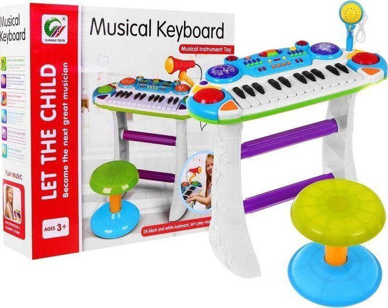 Дитячий синтезатор + Малі барабани + Мікрофон&nbsp; 3+, фото 1