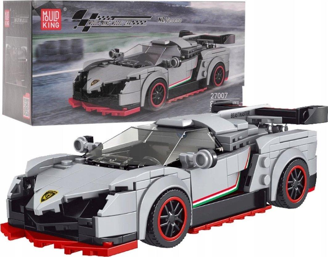 Дитячий конструктор Спортивне авто 398 ел. Білий ZKL.27007, фото 1