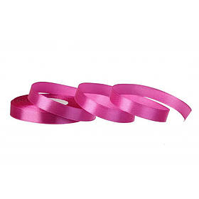 Атласна стрічка для рукоділля Bambi АБ-138, 0.6 см x 23 м, Малиновий, Toyman