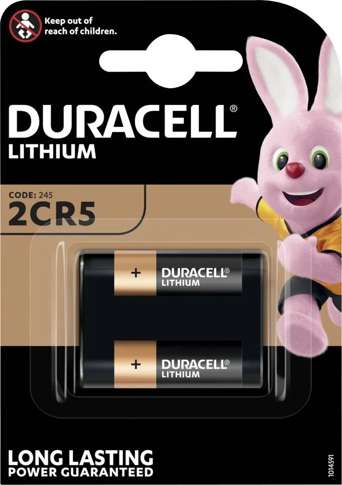 Батарейка для камери 2CR5 Duracell 2 CR 5 1400 мАг 6В 1 шт.