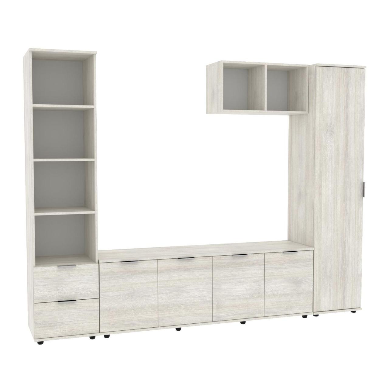 Стінка у вітальню Ketrin-2, Антрацит, 2440х425х1880, фото 1