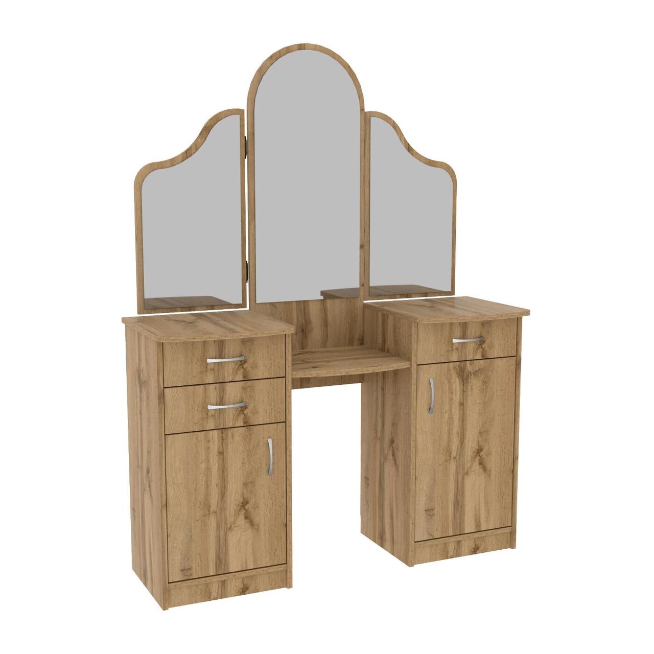 Стіл туалетний Трюмо Діана, Антрацит, 1200/420/1630, фото 1