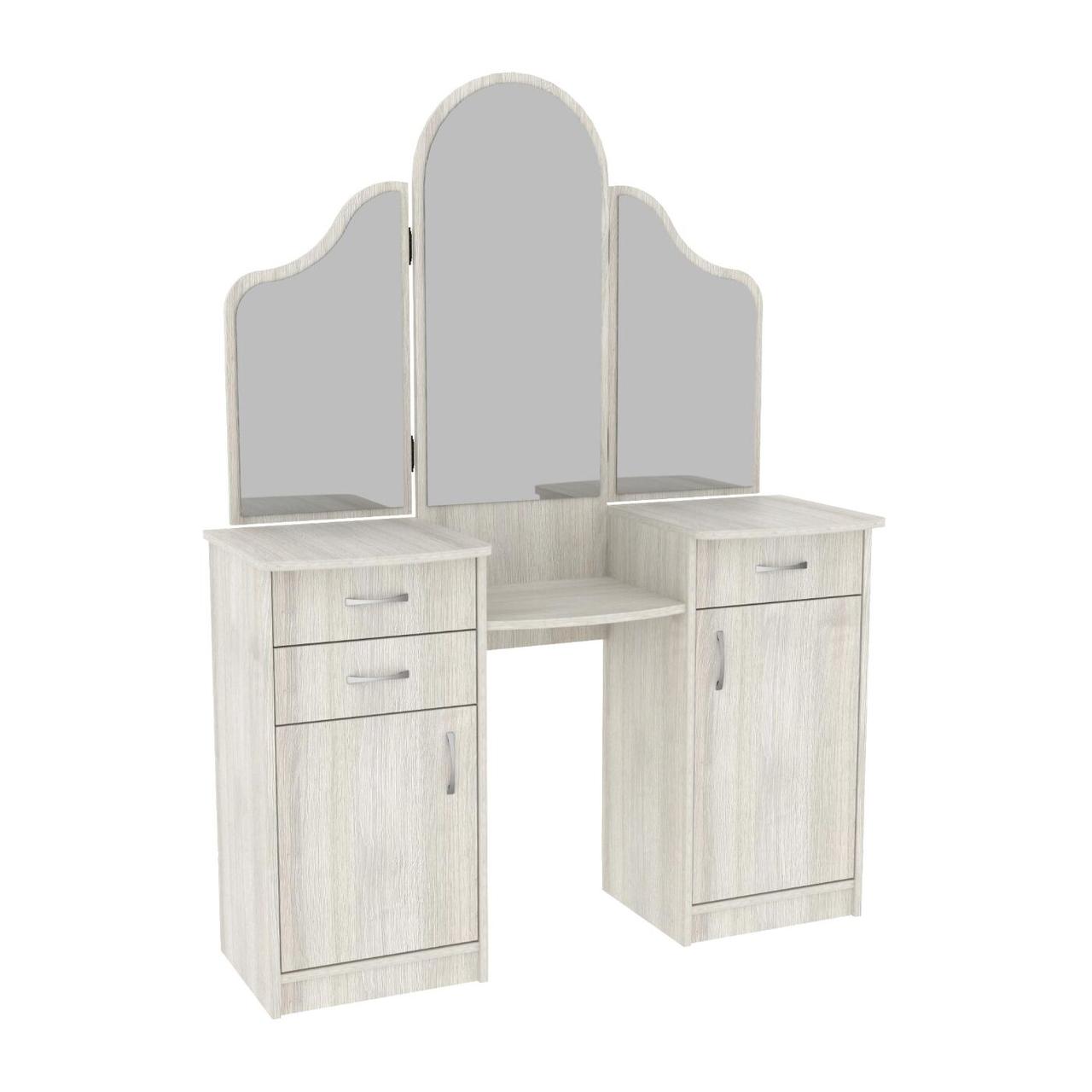 Стіл туалетний Трюмо Діана, Антрацит, 1200/420/1630, фото 1