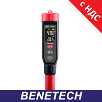 Вимірювач кислотності та температури (pH-метр) кол. дисплей 0,00-14,00 pH (+/-0,05%) Benetech GM763