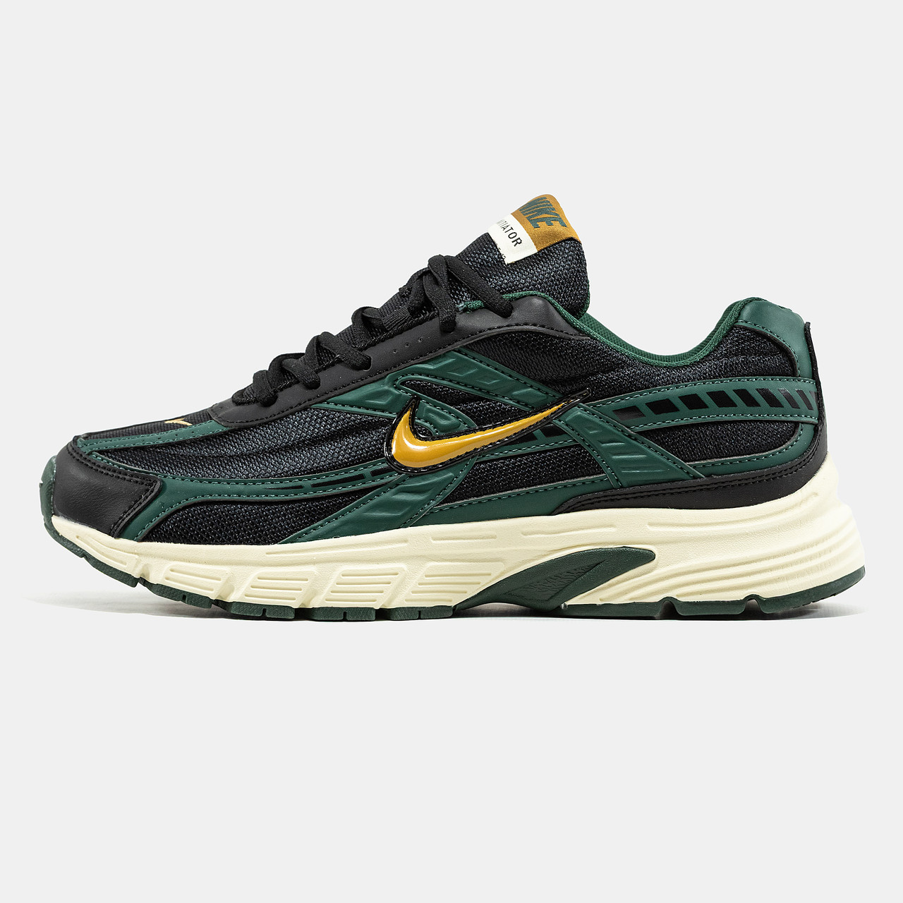 Чоловічі кросівки Nike Initiator Green Black | Зелено-чорні, стильні, комфортні, 40–45