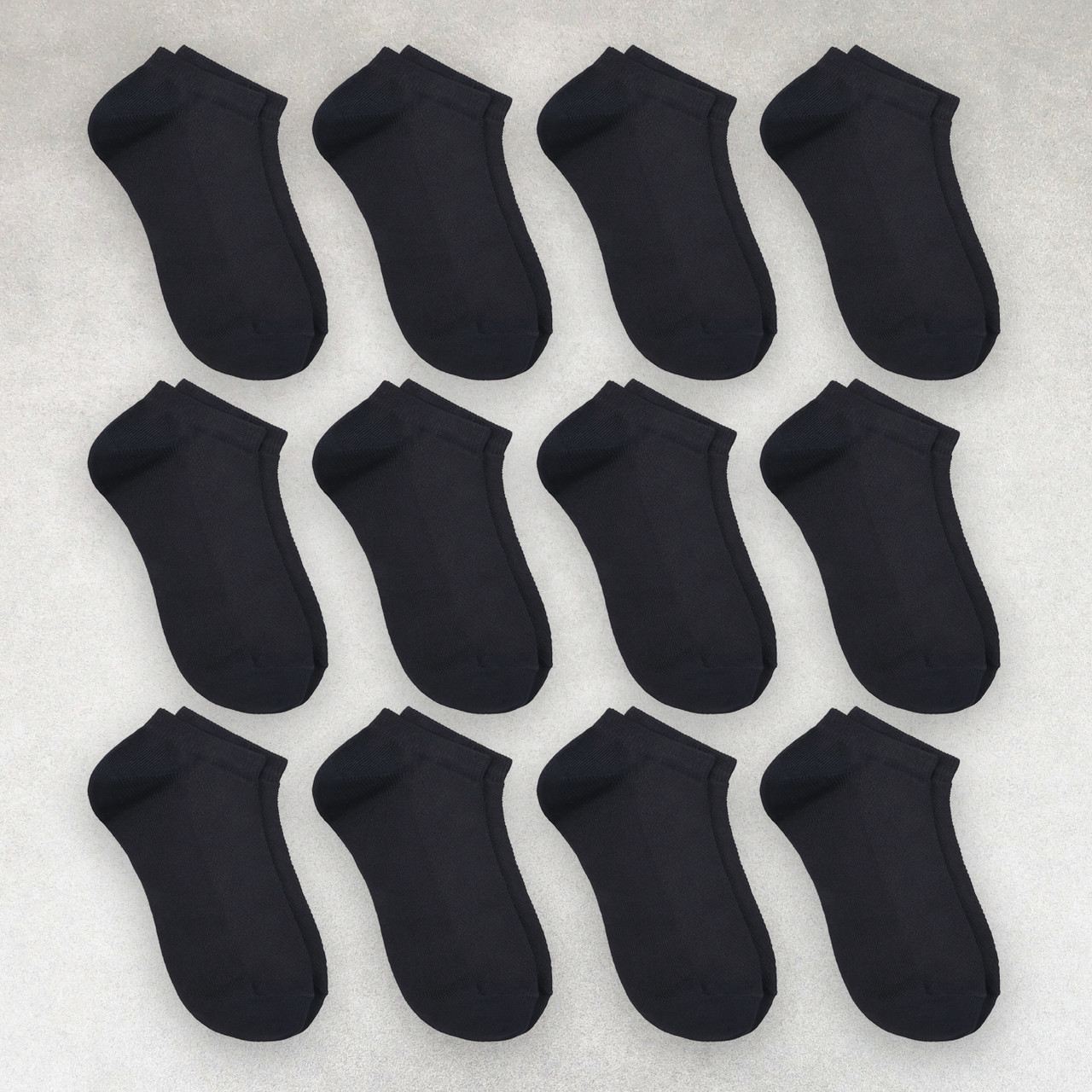 Шкарпетки чоловічі літні 12 пар «Black» бавовна преміум сегмент розмір 39-42, фото 1