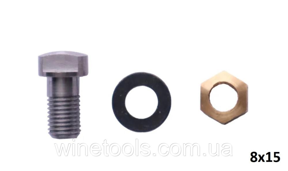 Набір болтів та гайок з шайбою до TOBISHO SR1,B200,PS34 (MT3-8x15)
