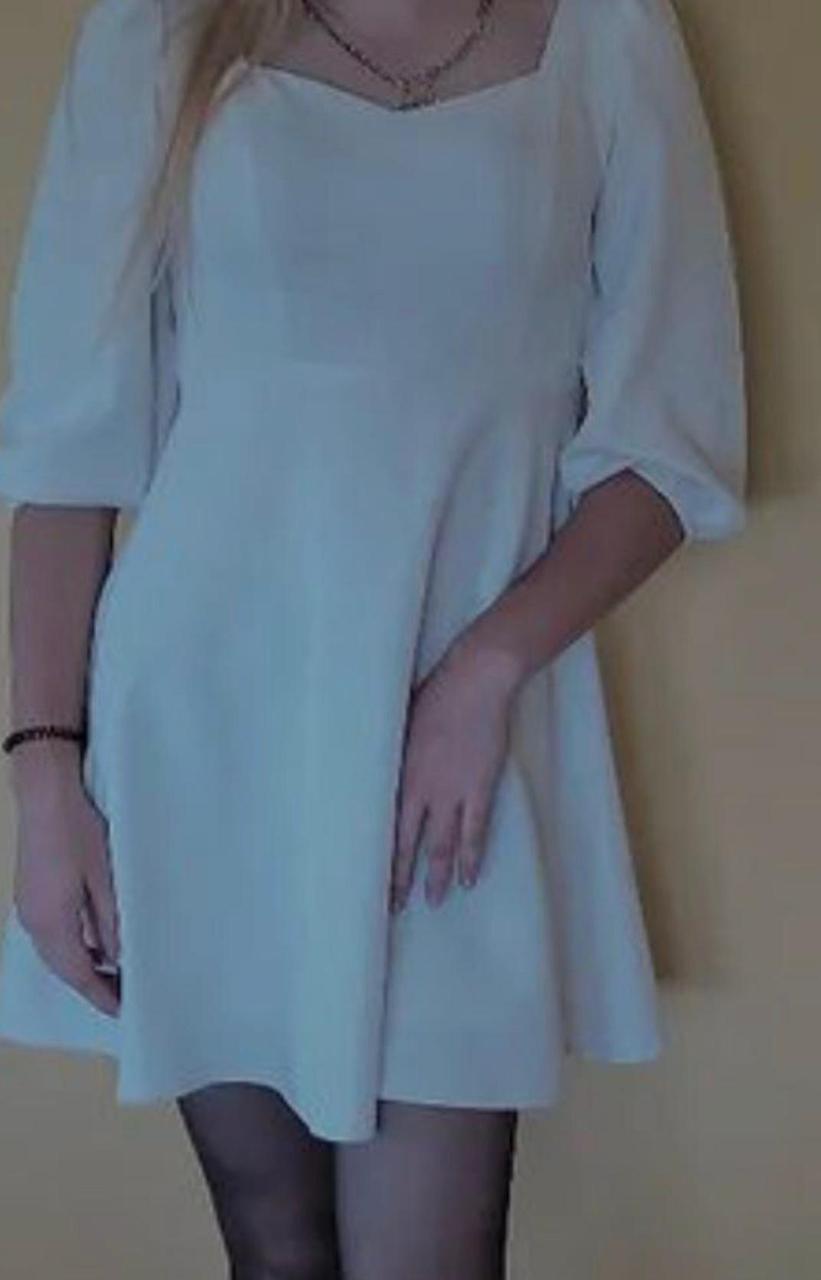 Сукня Костюмка Білий 46 ромір, фото 1