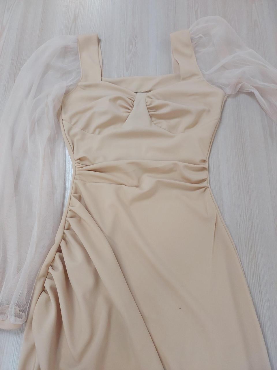 Сукня Бежевий  42 ромір, фото 1