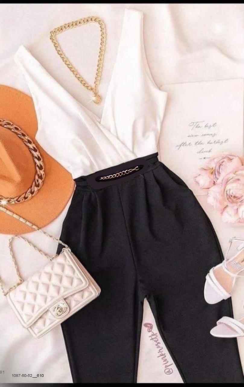 Комбінезон максі Костюмка чорний білий 62 ромір, фото 1