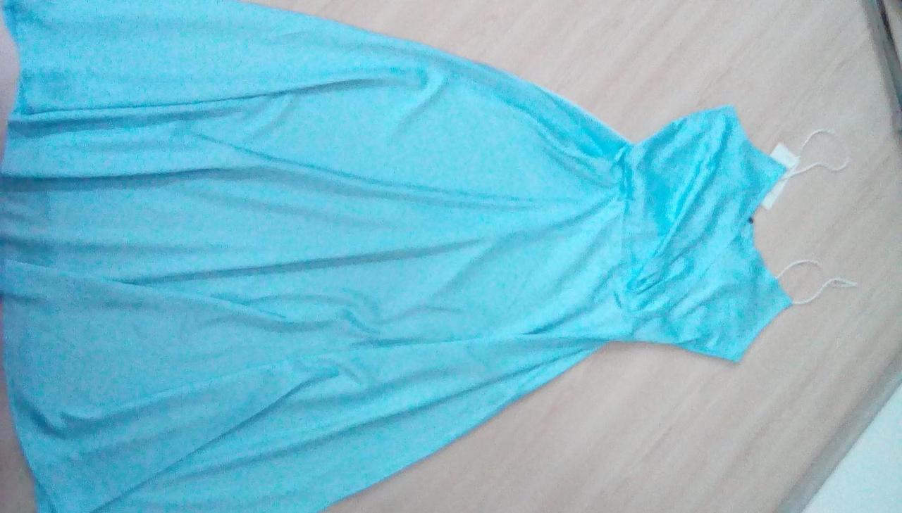 Сукня Шелк Блакитний 46 ромір, фото 1