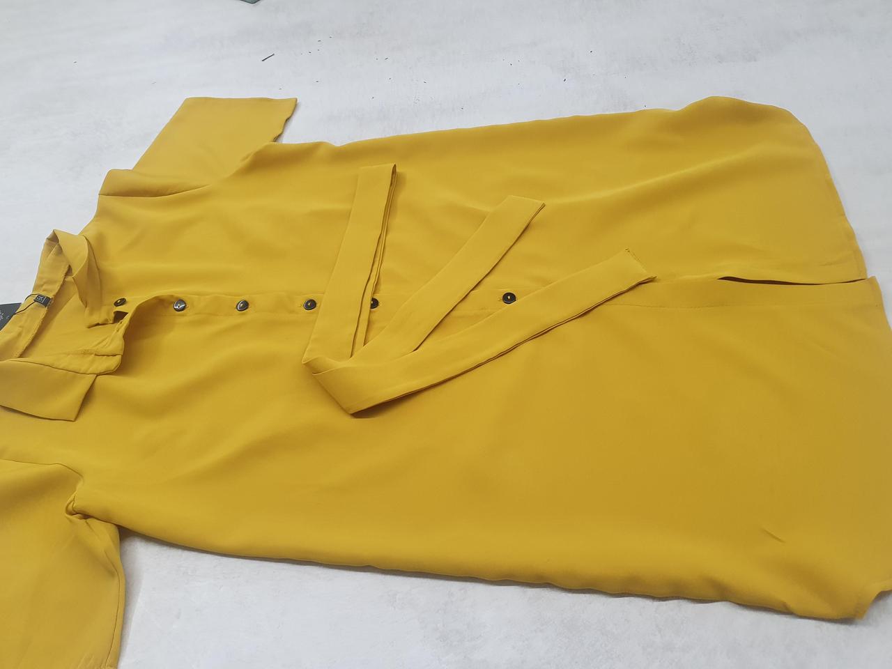 Сукня Костюмка Горчица 54 ромір, фото 1