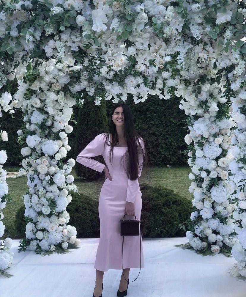 Сукня Шелк Бузковий 42 ромір, фото 1