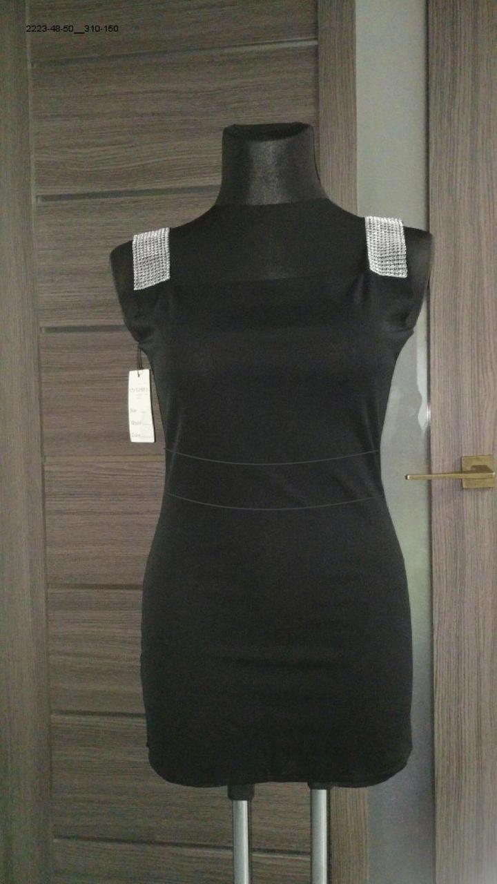 Сукня креп-дайвінг Чорний 50 ромір, фото 1