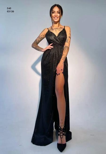 Сукня Люрекс Чорний 58 ромір, фото 1