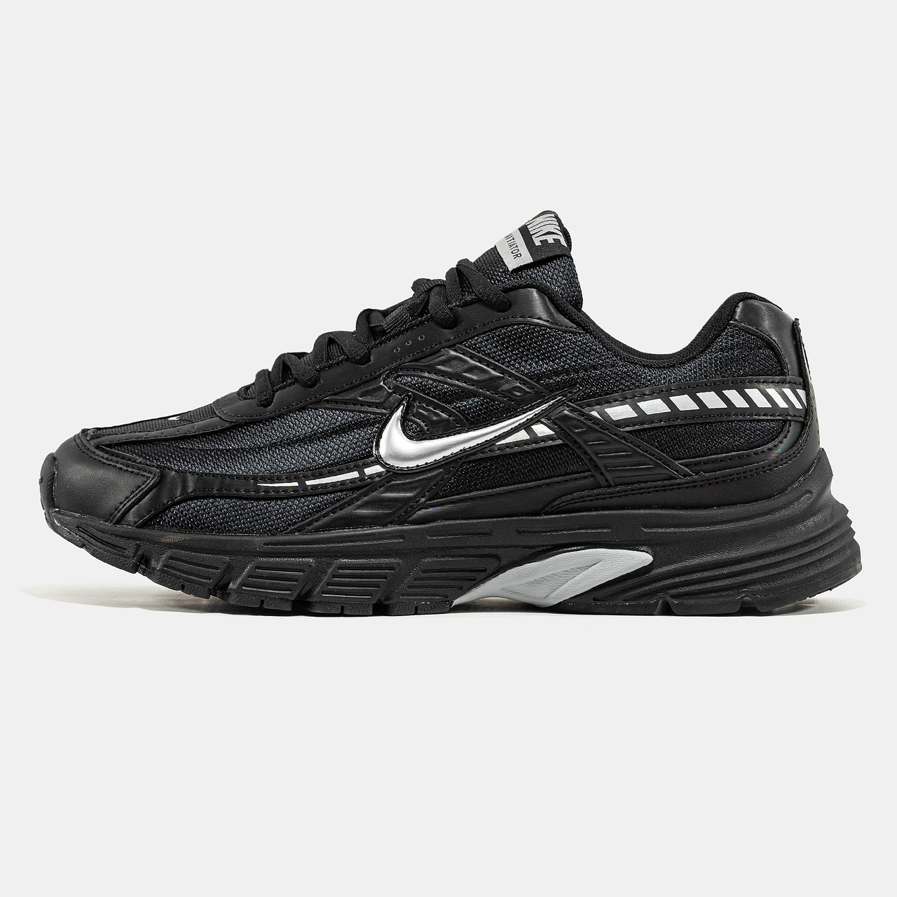 Чоловічі кросівки Nike Initiator Black Silver | Чорно-срібні, стильні, комфортні, 40–45