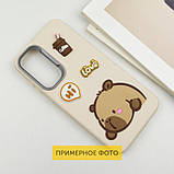 Чохол 3D TPU Leather Toys для Xiaomi Redmi 14C / Poco C75 | з персонажем Capybara / Sand, фото 3