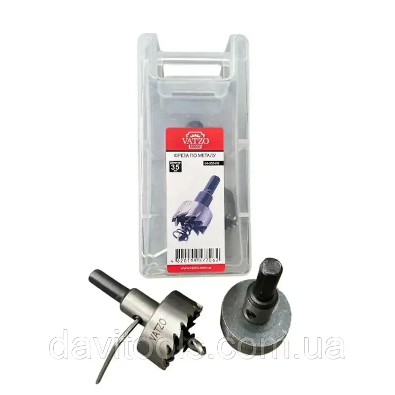 Фреза корончата по металу 24 мм VATZO 1 (шт.), фото 1