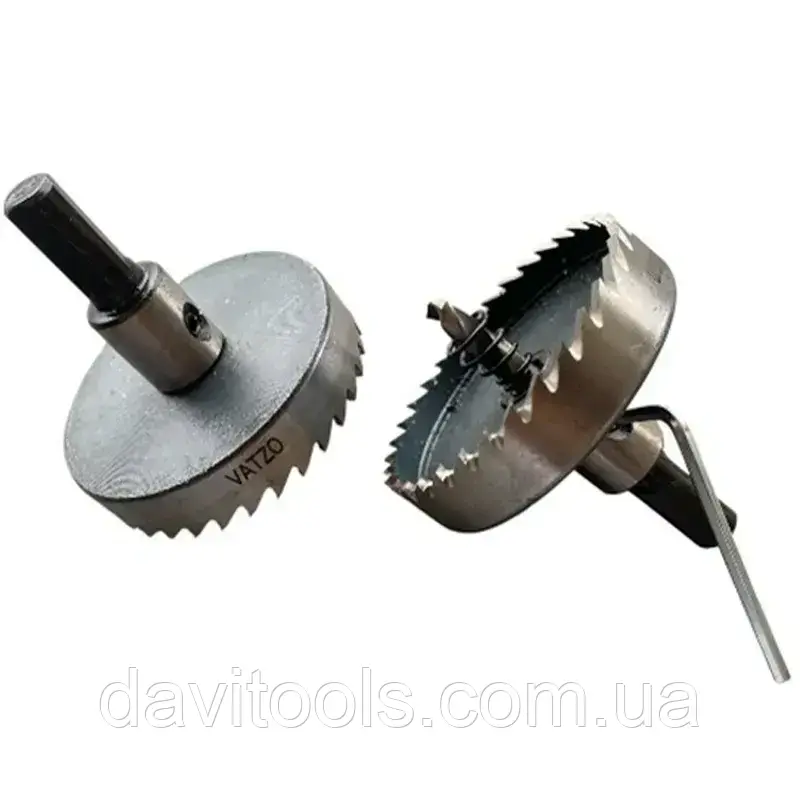 Фреза корончата по металу 45 мм VATZO 1 (шт.), фото 1