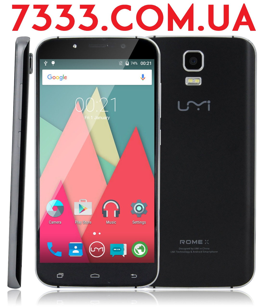 Смартфон UMIDIGI (Umi) Rome X Black Чорний (1 рік ГАРАНТІЇ) - фото 8 - id-p496262417