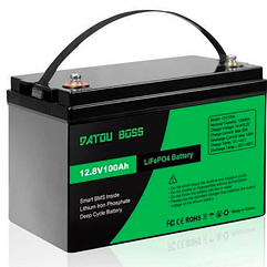 Акумулятор 12V 100 Ah DATOU BOSS LiFePO4 12 В 100 А·год літій-залізо-фосфатний | резервне живлення