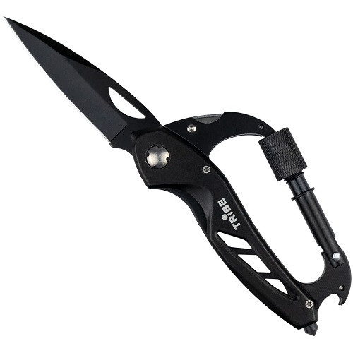 Ніж Tribe Carabiner Knife T-MG-0014-black, фото 1