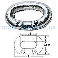 Ланка з'єднувальна для каліброваної ланцюга 6 мм.