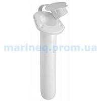 Підставка врізна під вудилище з кришкою