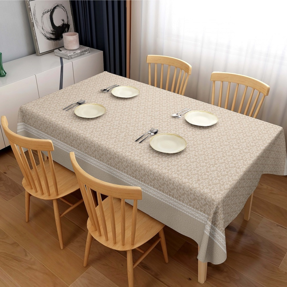 Клейонка на стіл, скатертина на тканинній основі