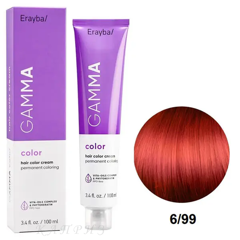 Фарба для волосся ERAYBA GAMMA 6/99, фото 1