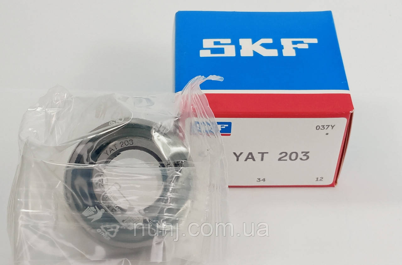 Підшипник YAT-203 SKF розміри: 17*40*22,1 вставний типу SB, фото 1