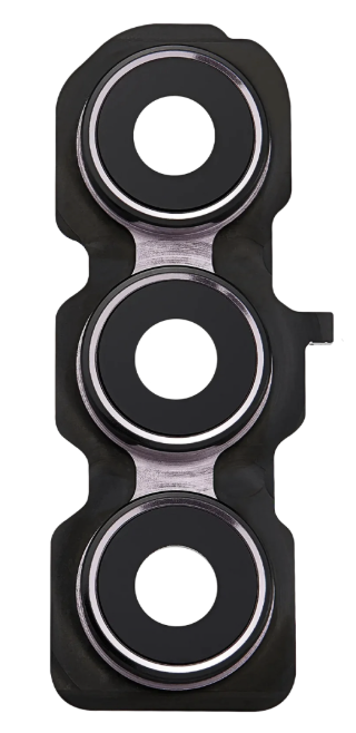 Скло камери для Samsung A556 Galaxy A55 з рамкою рожевого кольору, Lilac