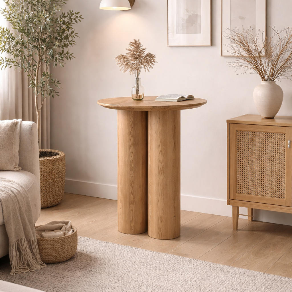 Журнальний стіл "Арко" з натуральної деревини ясена, фото 1