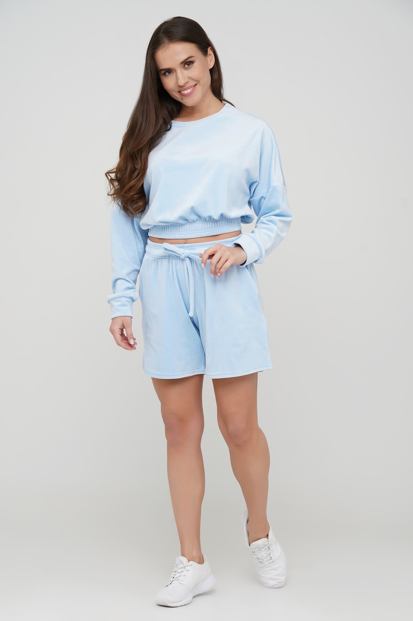 Комплект шорти та кроп-топ із довгим рукавом TM Orli, фото 1