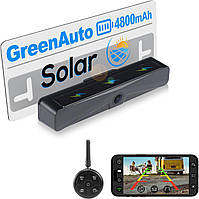 GREENAUTO 3min WiFi Сонячна резервна камера DIY Встановлення FHD 1080P Ультра прозора 8M Резервна камера Стабільний діапазон