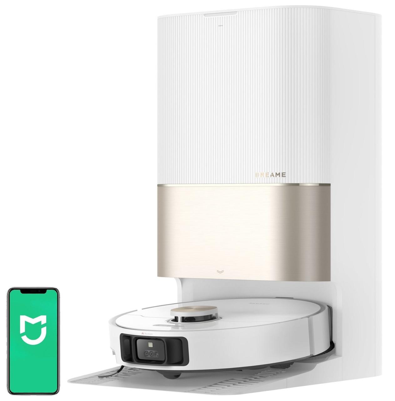 Робот-пилосос з вологим прибиранням Dreame X40 Ultra Complete White