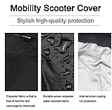 Чохол тент для квадроцикла ATV UTV чорний водонепроникний 220х98х106, фото 2