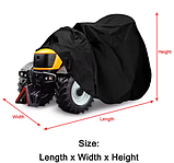 Чохол тент для квадроцикла ATV UTV чорний водонепроникний 220х98х106, фото 3