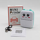 Дитячий міні принтер для термодруку + Подарунок Кольоровий термопапір 3шт / Принтер для телефону / Термопринтер, фото 9