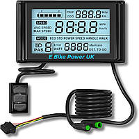 SW900 EBike Display 24 V 36 V 48 V 60 V 72 V Електричний велосипедний екран Панель Спідометр LED 5-контактний Sine Wave, DC Moto