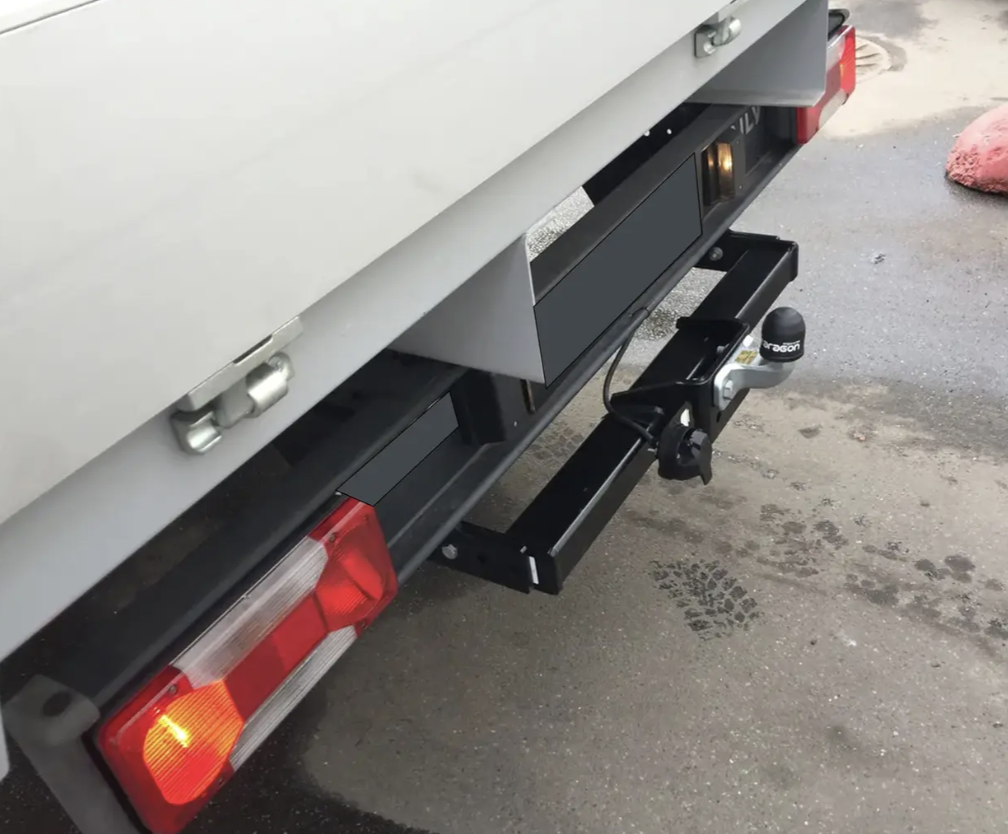 Фаркоп - Ford Transit 2000 Бортовий (2000--) з'ємний на 2 болтах на пластині