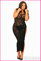 AR Платье TAKE THE LUX HOT HEAT LACE GOWN черное кружевное для женщин плюс сайз вечернее нарядное плат SEX69\0