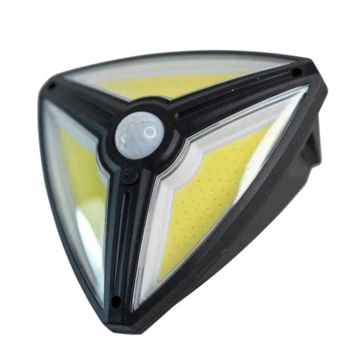 Ліхтар вуличний PL458 (датч. руху./сон. пан./вбуд. акум.), LED ліхтар для вулиці