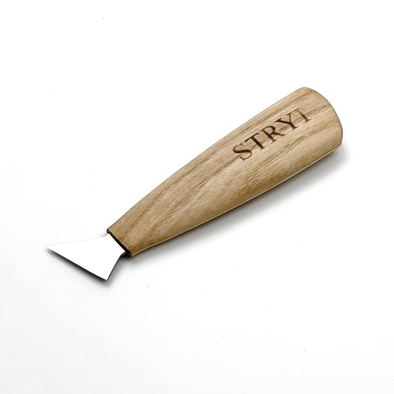 Ніж-топорик 30мм STRYI Profi для різьблення по дереву, фото 1