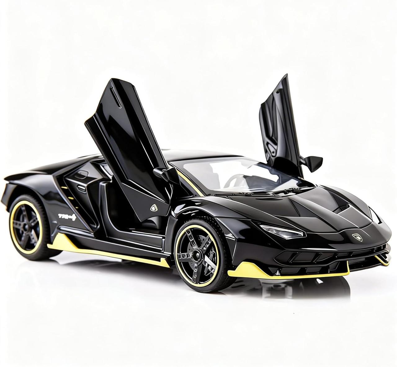 Машинка TGRCM-CZ Сумісний з 1:32 Lamborghini LP770 Модель Pull Back Car Toy car зі звуком і світлом для дітей Хлопчик Дівчинка, фото 1