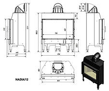 Каминна топка KRATKI NADIA 12, фото 3