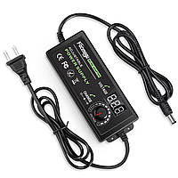 09V-24V 3A 72W Регульований адаптер живлення зі світлодіодним дисплеєм, багатовольтний 1