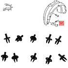 Кліпса кріплення підкрилка Ланос Део 94530507 N0385491 1104882